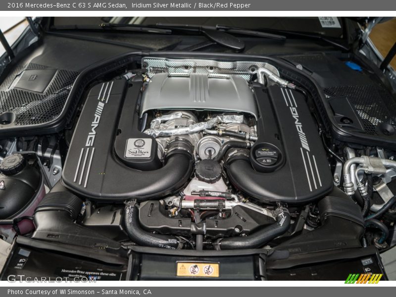  2016 C 63 S AMG Sedan Engine - 4.0 Liter AMG DI biturbo DOHC 32-Valve VVT V8