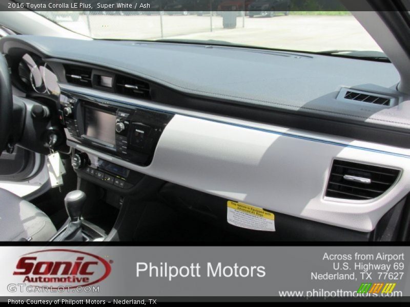 Super White / Ash 2016 Toyota Corolla LE Plus