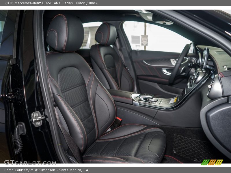 Black / Black 2016 Mercedes-Benz C 450 AMG Sedan