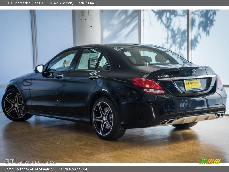 Black / Black 2016 Mercedes-Benz C 450 AMG Sedan