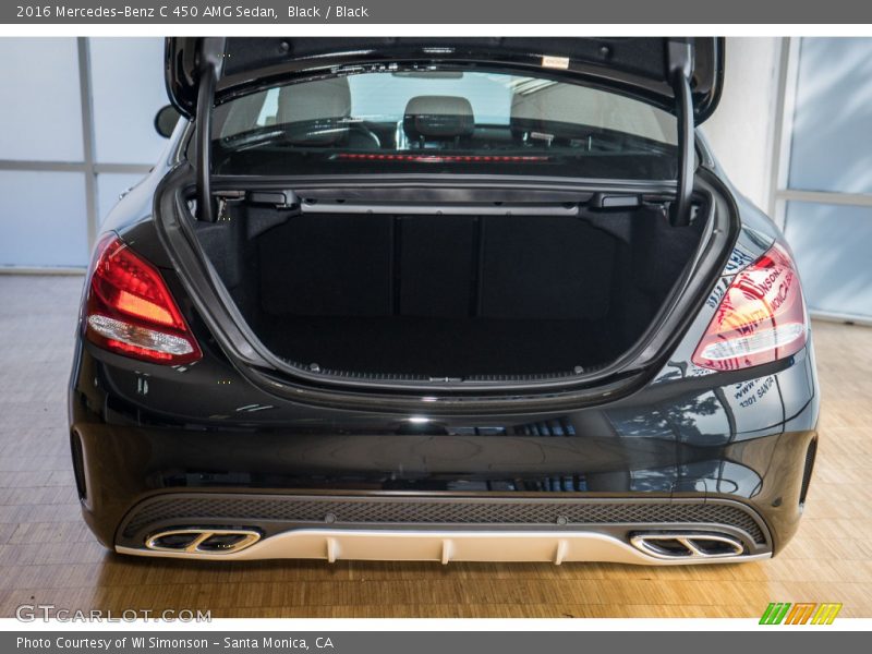 Black / Black 2016 Mercedes-Benz C 450 AMG Sedan