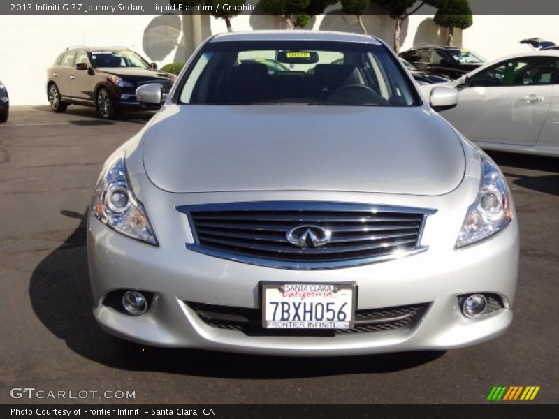Liquid Platinum / Graphite 2013 Infiniti G 37 Journey Sedan