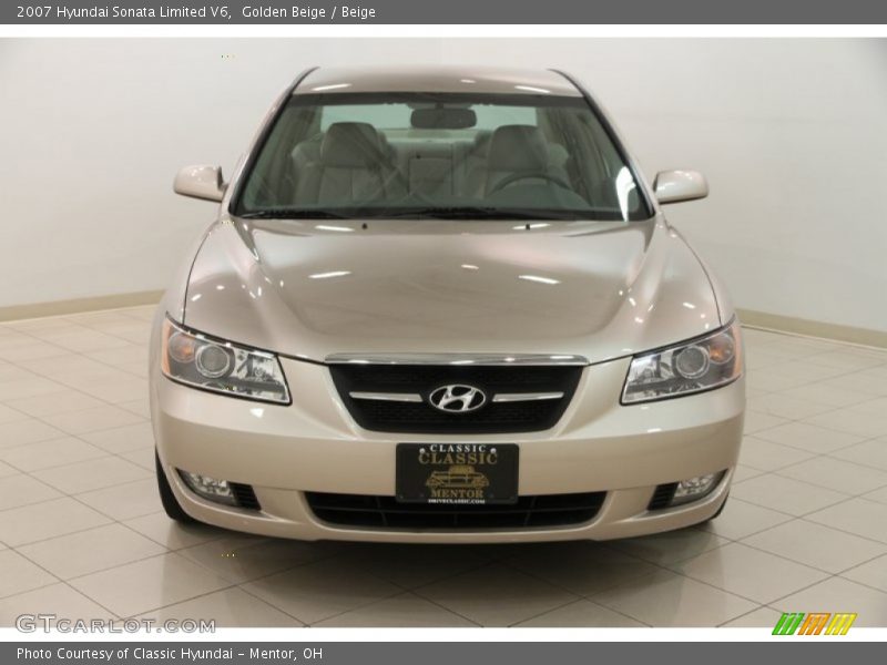 Golden Beige / Beige 2007 Hyundai Sonata Limited V6