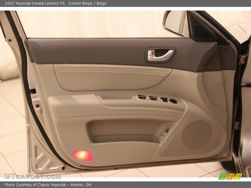 Door Panel of 2007 Sonata Limited V6