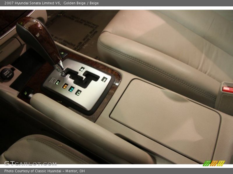 Golden Beige / Beige 2007 Hyundai Sonata Limited V6
