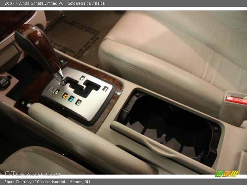 Golden Beige / Beige 2007 Hyundai Sonata Limited V6
