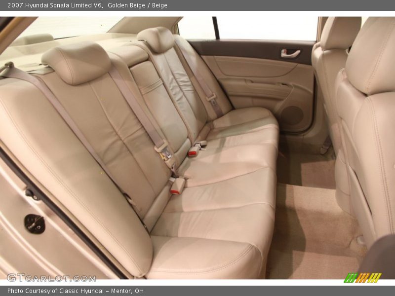 Golden Beige / Beige 2007 Hyundai Sonata Limited V6