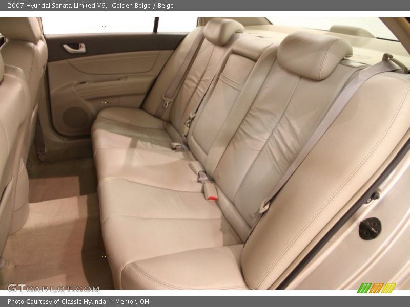 Golden Beige / Beige 2007 Hyundai Sonata Limited V6