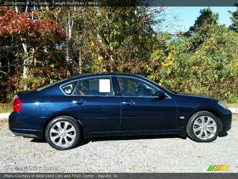 Twilight Blue Pearl / Wheat 2006 Infiniti M 35x Sedan