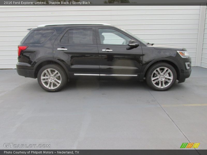 Shadow Black / Ebony Black 2016 Ford Explorer Limited