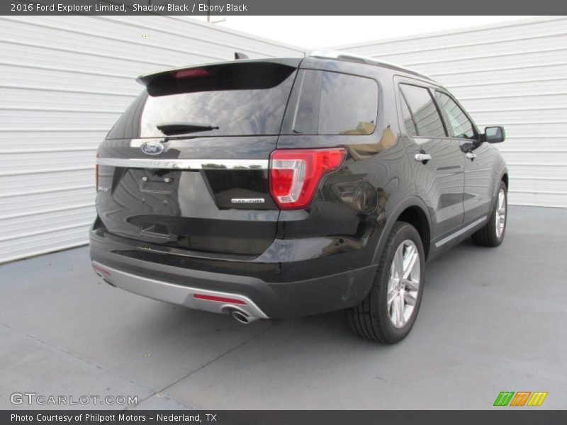 Shadow Black / Ebony Black 2016 Ford Explorer Limited