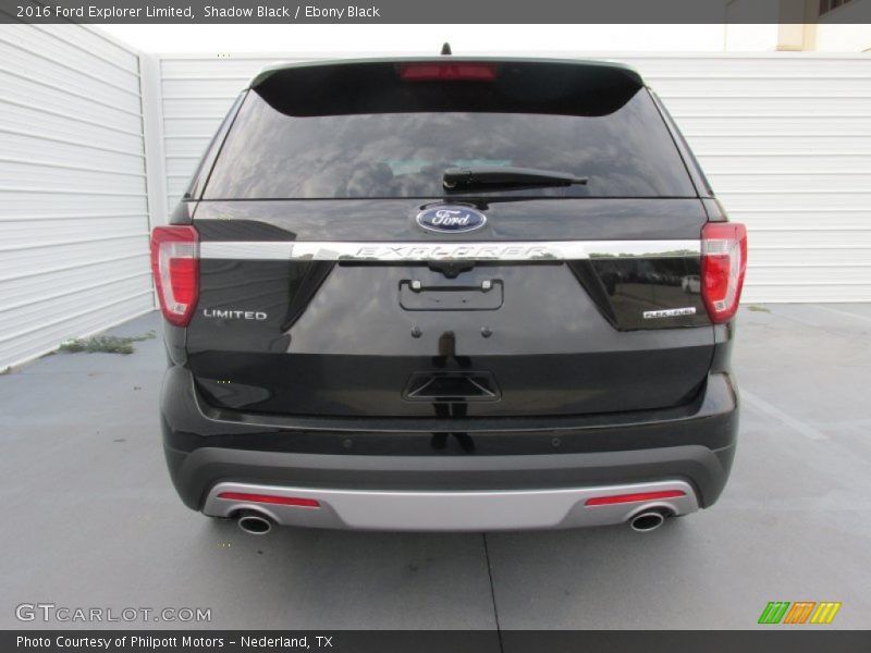 Shadow Black / Ebony Black 2016 Ford Explorer Limited