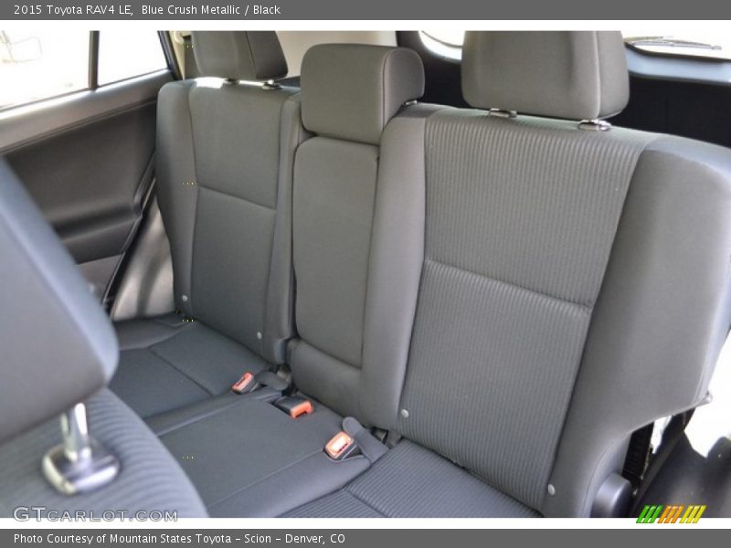 Blue Crush Metallic / Black 2015 Toyota RAV4 LE