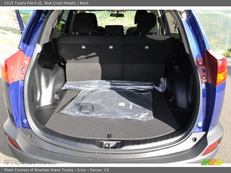 Blue Crush Metallic / Black 2015 Toyota RAV4 LE
