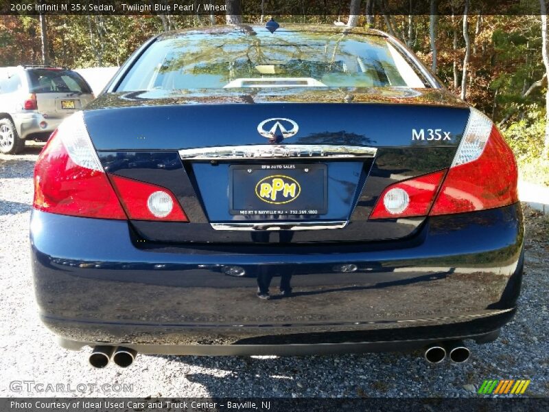 Twilight Blue Pearl / Wheat 2006 Infiniti M 35x Sedan
