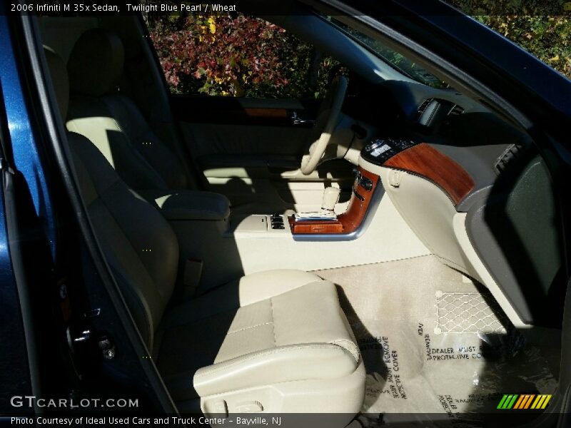 Twilight Blue Pearl / Wheat 2006 Infiniti M 35x Sedan