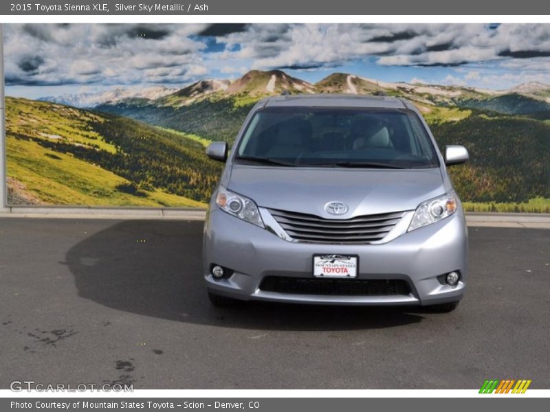 Silver Sky Metallic / Ash 2015 Toyota Sienna XLE