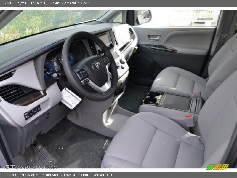 Silver Sky Metallic / Ash 2015 Toyota Sienna XLE