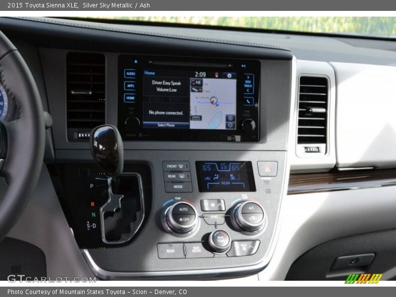 Silver Sky Metallic / Ash 2015 Toyota Sienna XLE