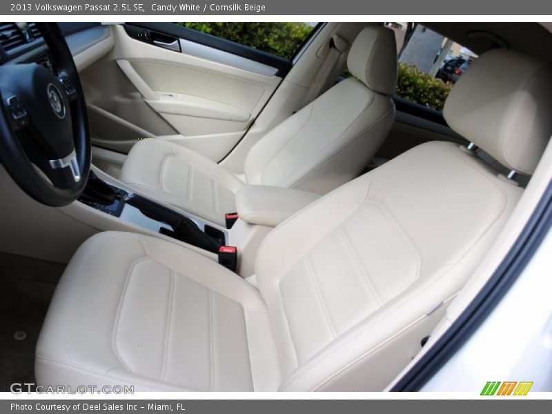 Candy White / Cornsilk Beige 2013 Volkswagen Passat 2.5L SE