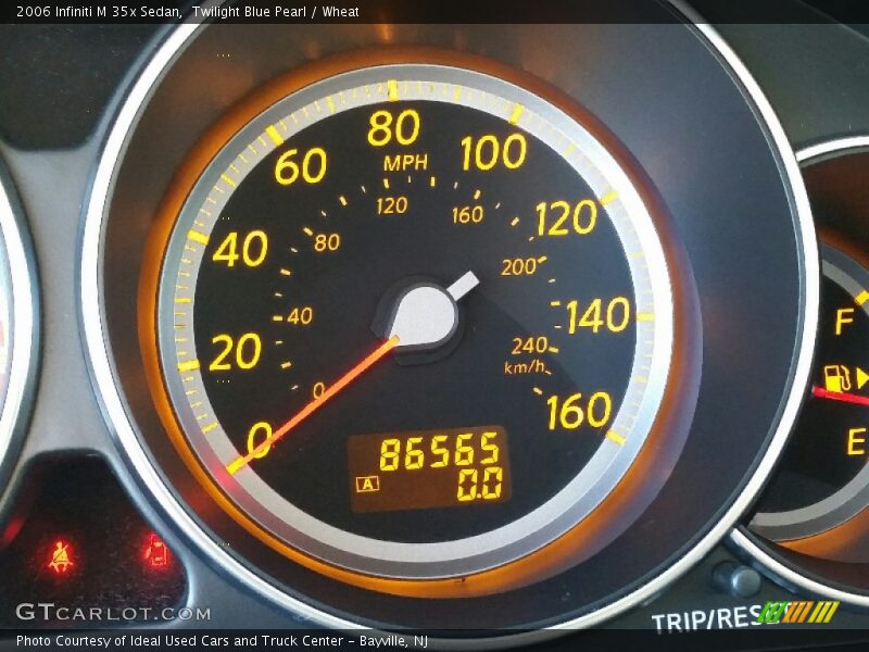 Twilight Blue Pearl / Wheat 2006 Infiniti M 35x Sedan