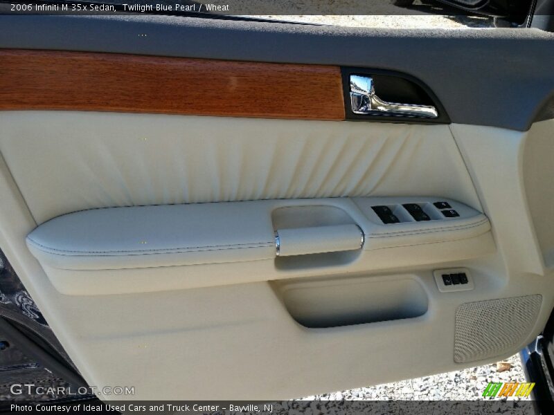 Twilight Blue Pearl / Wheat 2006 Infiniti M 35x Sedan