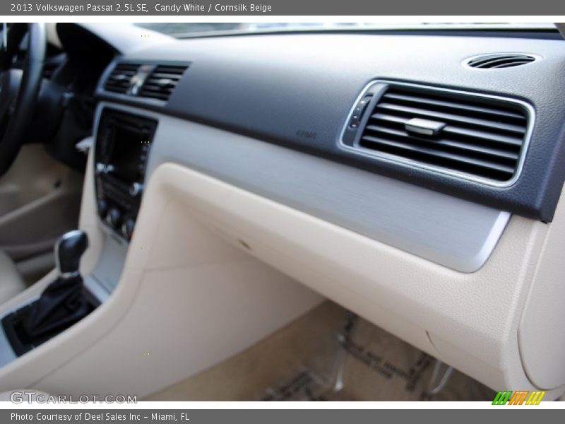 Candy White / Cornsilk Beige 2013 Volkswagen Passat 2.5L SE
