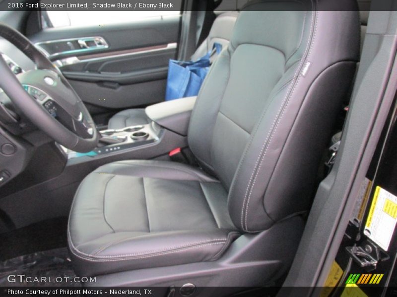 Shadow Black / Ebony Black 2016 Ford Explorer Limited