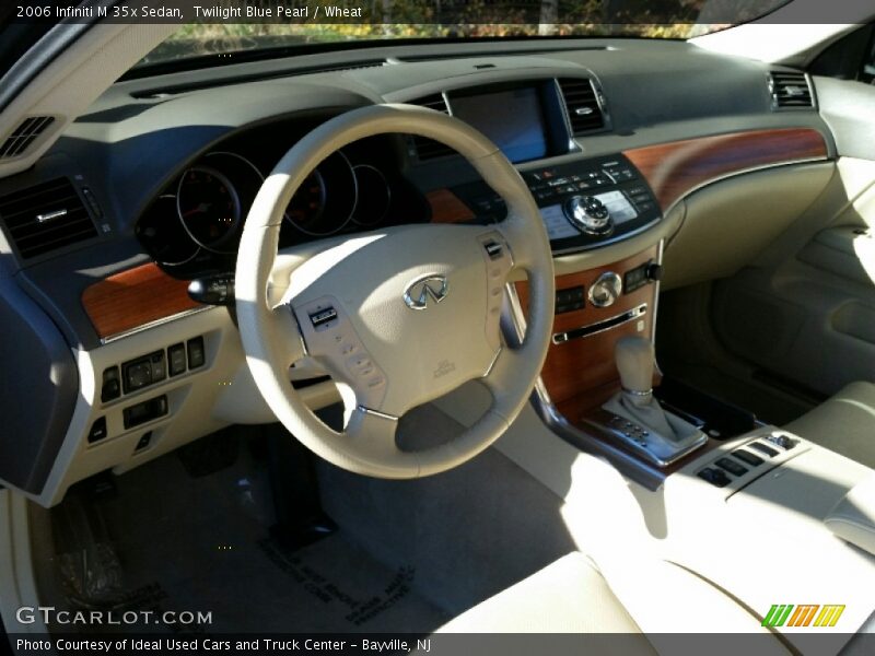 Twilight Blue Pearl / Wheat 2006 Infiniti M 35x Sedan