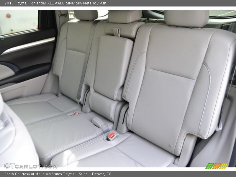 Silver Sky Metallic / Ash 2015 Toyota Highlander XLE AWD