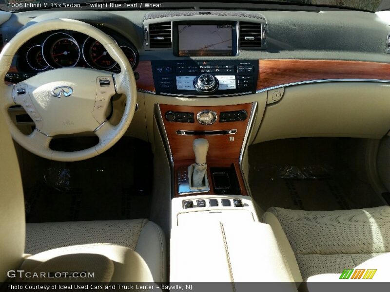 Twilight Blue Pearl / Wheat 2006 Infiniti M 35x Sedan