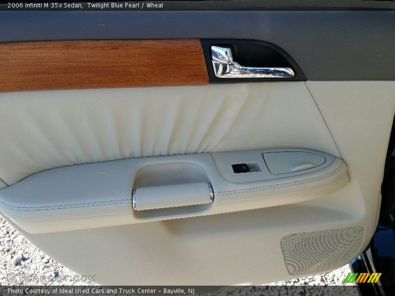 Twilight Blue Pearl / Wheat 2006 Infiniti M 35x Sedan