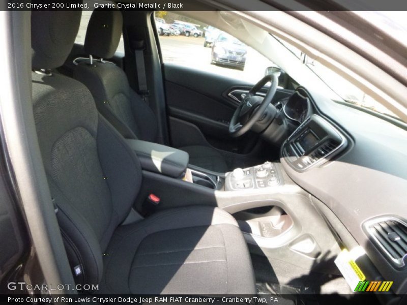Granite Crystal Metallic / Black 2016 Chrysler 200 Limited