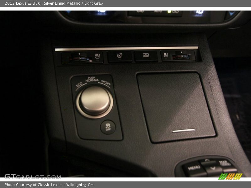 Silver Lining Metallic / Light Gray 2013 Lexus ES 350