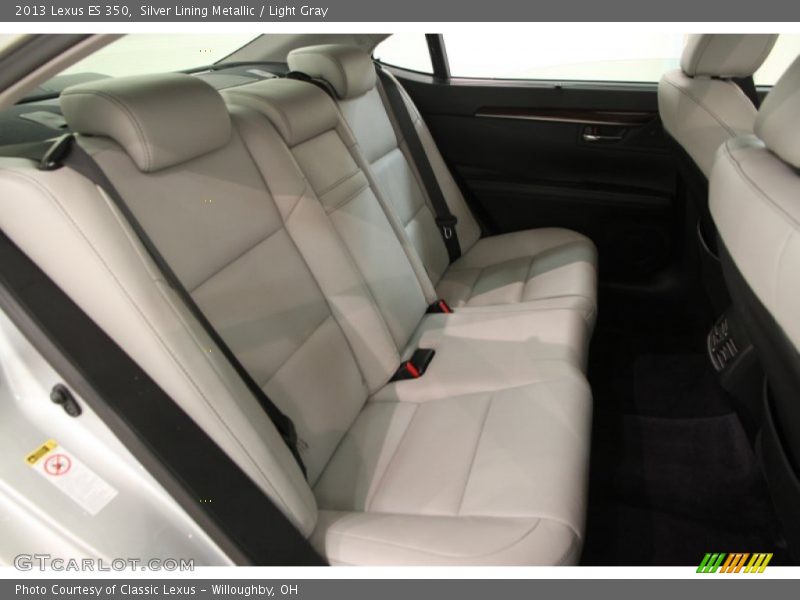 Silver Lining Metallic / Light Gray 2013 Lexus ES 350