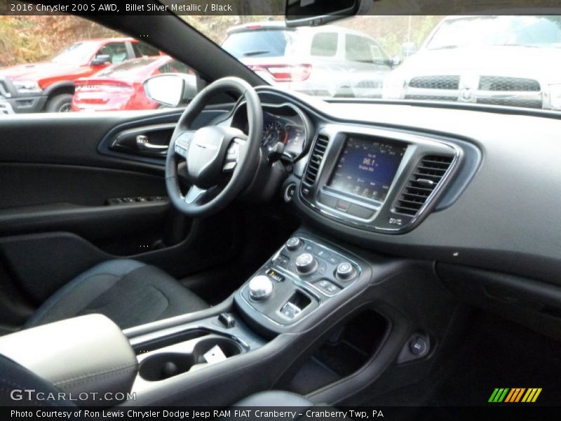 Billet Silver Metallic / Black 2016 Chrysler 200 S AWD