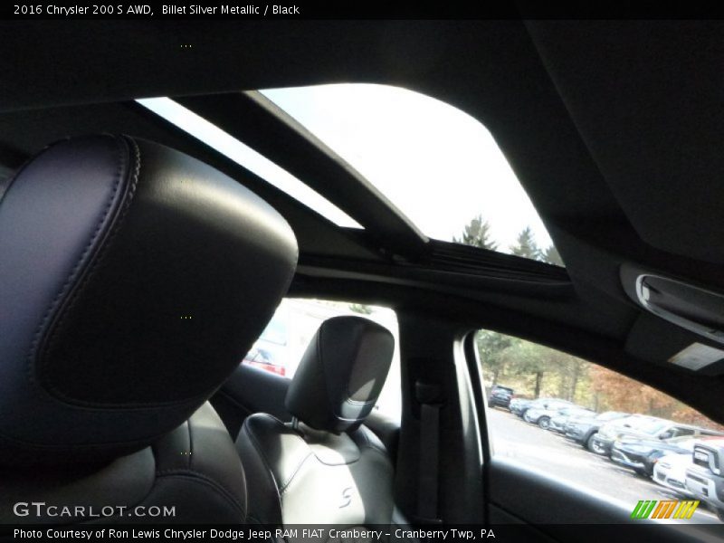 Billet Silver Metallic / Black 2016 Chrysler 200 S AWD