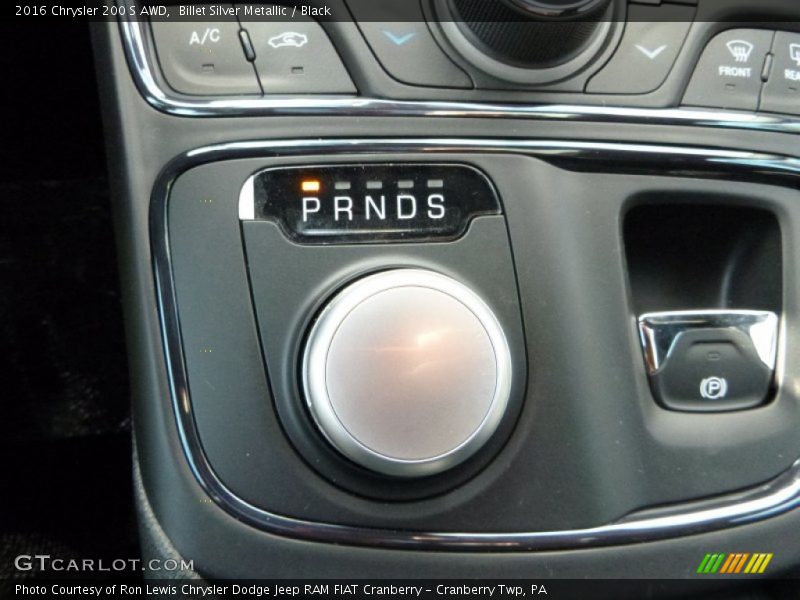 Billet Silver Metallic / Black 2016 Chrysler 200 S AWD