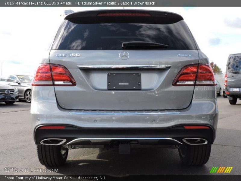 Palladium Silver Metallic / Saddle Brown/Black 2016 Mercedes-Benz GLE 350 4Matic