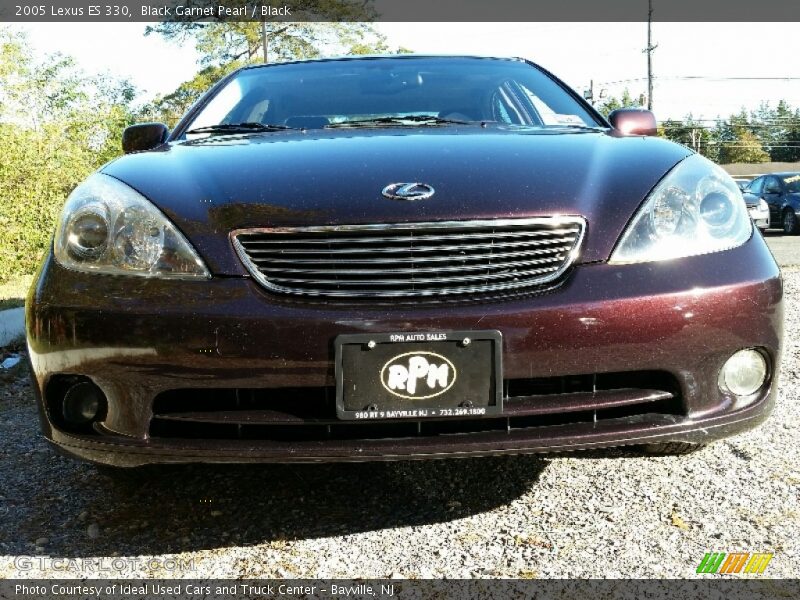 Black Garnet Pearl / Black 2005 Lexus ES 330