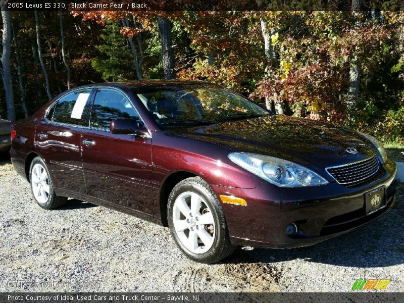 Black Garnet Pearl / Black 2005 Lexus ES 330