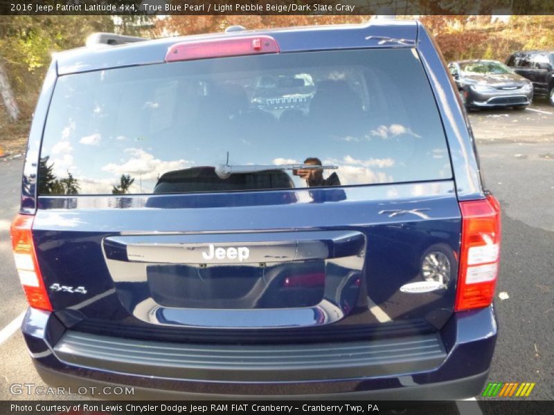 True Blue Pearl / Light Pebble Beige/Dark Slate Gray 2016 Jeep Patriot Latitude 4x4