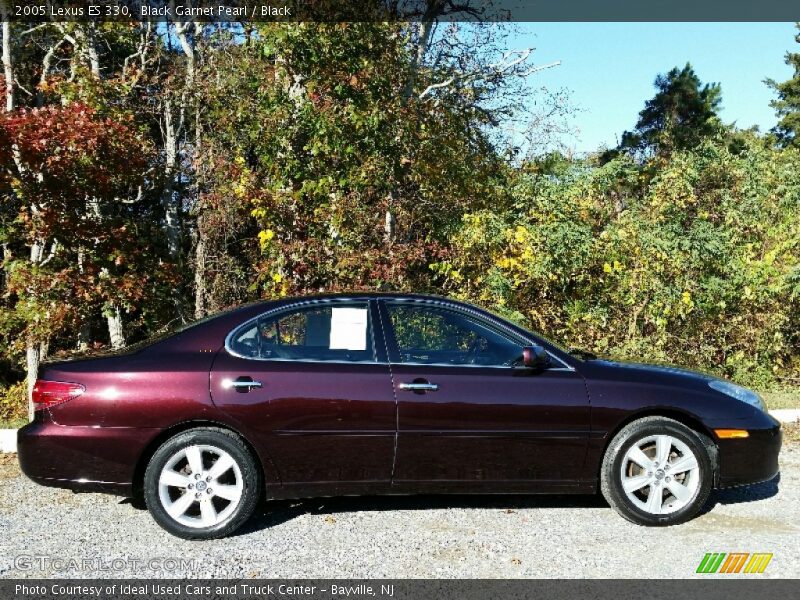 Black Garnet Pearl / Black 2005 Lexus ES 330