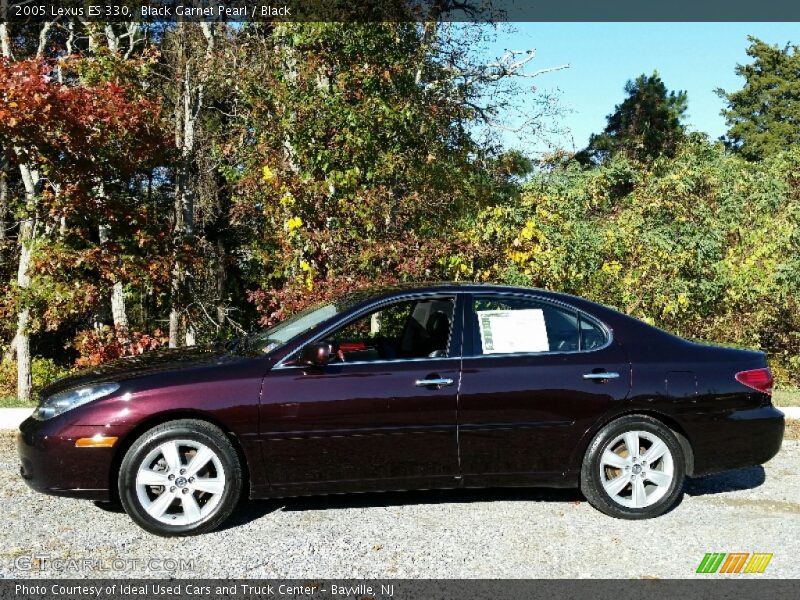 Black Garnet Pearl / Black 2005 Lexus ES 330