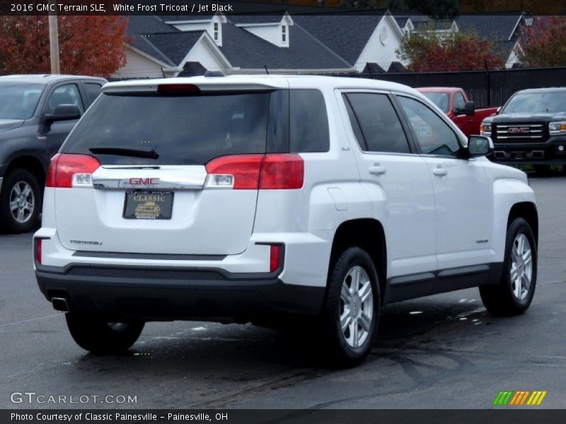 White Frost Tricoat / Jet Black 2016 GMC Terrain SLE