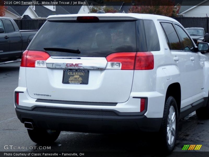 White Frost Tricoat / Jet Black 2016 GMC Terrain SLE
