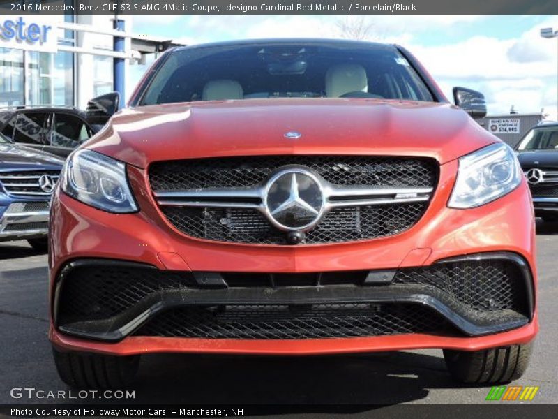 designo Cardinal Red Metallic / Porcelain/Black 2016 Mercedes-Benz GLE 63 S AMG 4Matic Coupe