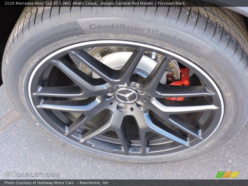 designo Cardinal Red Metallic / Porcelain/Black 2016 Mercedes-Benz GLE 63 S AMG 4Matic Coupe