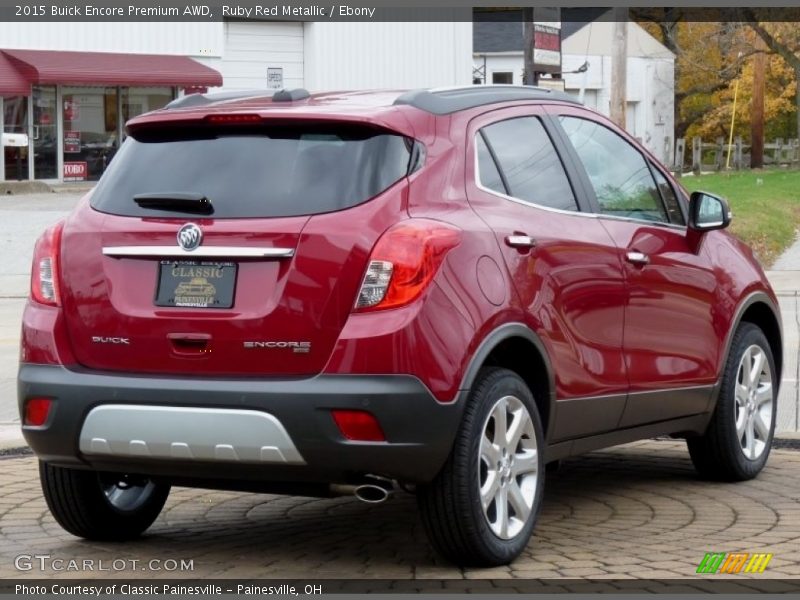 Ruby Red Metallic / Ebony 2015 Buick Encore Premium AWD