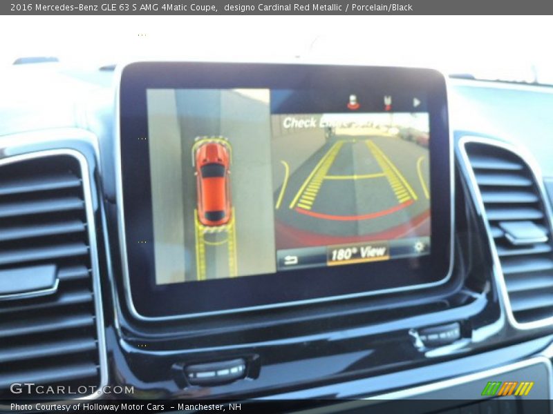 designo Cardinal Red Metallic / Porcelain/Black 2016 Mercedes-Benz GLE 63 S AMG 4Matic Coupe